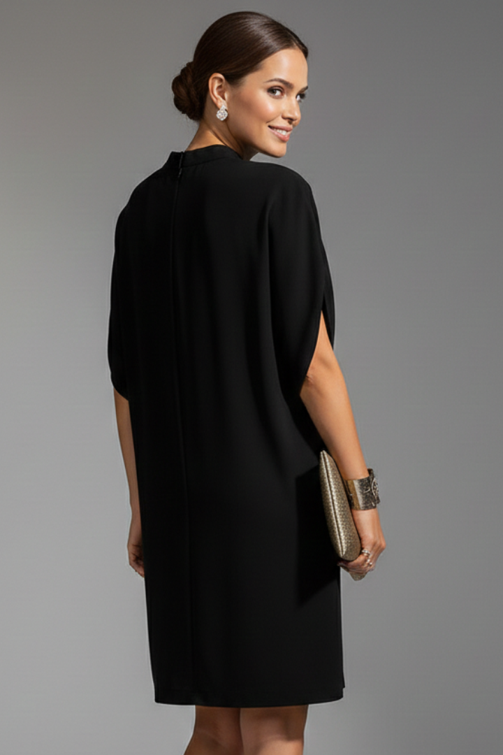 Robe Caftan Femme Noire Décontractée Chic