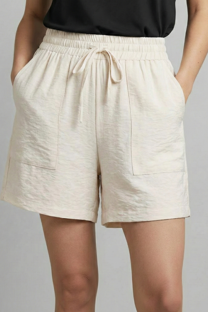 Short Bermuda Femme à Grandes Poches Décontracté